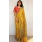Yellow Color Soft Pure Cotton Printed Casual Party Wear Saree Blouse -4632156224