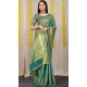 Rama Color Kanchipuram Silk Traditional Wear Saree With Jacquard Work -4591155763
