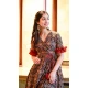 Maroon Color Cotton Silk Digital Print Work Anarkali Style Kurti With Pant -4615156033