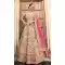 Cream Color Embroidery Work Bridal Wedding Wear Plus Size Lehenga Choli -4645156317