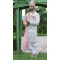 Wedding Wear Soft Art Silk Off White Color Embroidery Work Men's Sherwani -4667156537