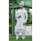 Soft Art Silk Off White Color Embroidery Work Wedding Wear Men's Sherwani -4668156543