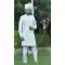 White Color Soft Art Silk Embroidery Work Wedding Wear Men's Sherwani -4668156545