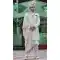Wedding Wear Embroidery Work Soft Art Silk Off White Color Men's Sherwani -4668156557