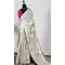 Japan Satin Silk Off White Color Printed Work Casual Party Wear Saree -4685156692