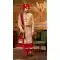 Gold Color Jacquard Weaving Work Wedding Wear Plus Size Men's Sherwani -4677156621