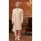 Weaving Work Cream Color Georgette Wedding Wear Plus Size Men's Sherwani -4677156638