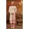 Enticing Cream Art Silk Weaving Work Wedding Wear Plus Size Men's Sherwani -4677156643