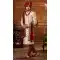 Art Silk Embroidery Work Wedding Wear Plus Size Men's Sherwani In Cream Color -4677156650