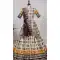 Designer Function Wear Navy Blue Color Pure Cotton Foil Printed Work Lehenga Choli -4704156855