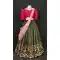 Green Color Organza Sequins & Thread Emboridery Cut Work Party Function Wear Lehenga Choli -4705156878