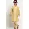 Cream Color Dupion Silk Festival Wear Kids Boys Readymade Kurta Pajama -4694156777