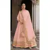 Light Pink Color Georgette Embroidery Designer Anarkali Salwar Kameez -4713156932