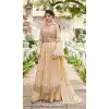 Heavy Georgette Embroidery Work Beige Color Designer Palazzo Salwar Suit -4722156985