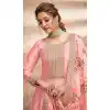 Art Silk Embroidery Work Pakistani Style Anarkali Salwar Suits in Pink Color -4757157296
