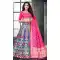 Banarasi Meenakari Rani Pink Color Jacquard Work Party Wear Women Lehenga Choli -4779157471