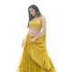 Soft Net Hand Work Mustard Color Plus Size Designer Lehenga Choli -4781157490