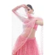 Soft Net Hand Work Baby Pink Color Plus Size Designer Lehenga Choli -4781157492