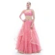 Soft Net Hand Work Baby Pink Color Plus Size Designer Lehenga Choli -4781157492