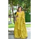 Yellow Color Georgette Sequins Embroidery Work Plus Size Women Lehenga Choli -4839157945