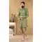 Linen Silk Green Color Self Work Designer Readmade Mens wear Sharwani -4840157950