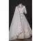 Georgette Embroidery Thread Work White Color Traditional Wear Lehenga Choli -4849158044