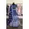 Gorgeous Navy Blue Color Vaishali Silk Printed Work Function Wear Lehenga Choli -489158413