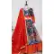 Fascinating Royal Blue Color Printed Soft Cotton Wedding Wear Lehenga Choli -4898158424