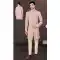 Pink Color Jacquard Weaving Work Designer Function Wear Mens Indo Western -4902158451