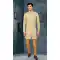 Beige Color Jacquard Weaving Work Designer Function Wear Mens Indo Western -4902158454