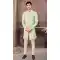Pastel Green Color Jacquard Digital Print Work Designer Function Wear Mens Indo Western -4902158455