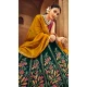 Classy Green Color Georgette Thread Embroidery Work Function Wear Lehenga Choli -4913158525