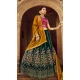Classy Green Color Georgette Thread Embroidery Work Function Wear Lehenga Choli -4913158525