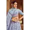 Chic Sky Color Georgette Thread Embroidery Work Function Wear Lehenga Choli -4913158526