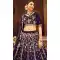Ethnic Purple Color Georgette Thread Embroidery Work Function Wear Lehenga Choli -4913158527