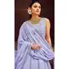 Majesty Lavender Color Georgette Thread Embroidery Work Function Wear Lehenga Choli -4913158528