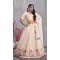 Beige Color Sequins Work Georgette Ceremony Wear Designer Lehenga Choli -4946158765