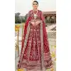 Red Color Butterfly Net Embroidery Work Function Wear Salwar Kameez -5001159135