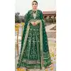 Green Color Butterfly Net Embroidery Work Function Wear Salwar Kameez -5001159138
