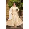 White Color Butterfly Net Embroidery Work Party Wear Salwar Kameez - 5004159150