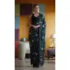 Party Wear Teal Green Color Embroidery And Sequence Work Georgette Saree -5011159183