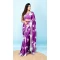 Light Purple Color Georgette Satin Hand and Cut Work Party Wear Designer Saree -5014159197