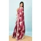 Onion Pink Color Georgette Satin Hand and Cut Work Party Wear Designer Saree -5014159199