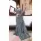 Grey Color Imported Embroidery And Sequence Work Party Wear Designer Saree -5033159369
