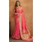 Pink Color Soft Silk Weaving Work Traditional Wear Plus SIze Saree Blouse -5038159399