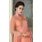Peach Color Oracle Silk Embroidery Work Party Wear Designer Saree -5025159278