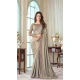 Grey Color Oracle Silk Embroidery Work Party Wear Designer Saree -5025159283