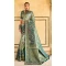 Light Cyan Color Silk Kanjivaram Tissue And Khatli Work Designer Wear Saree -5053159499