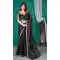 Black Color Jimmy Silk Golden Dori Work Party Function Wear Saree -5058159530