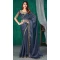Navy Blue Color Jimmy Silk Golden Dori Work Party Function Wear Saree -5058159532